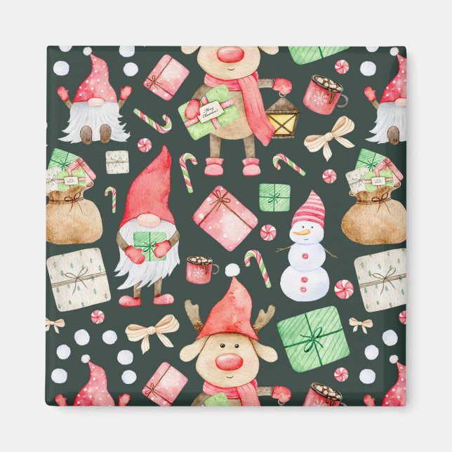 Aimant Toy Story Joyeux Motif de Noël moderne (Devant)