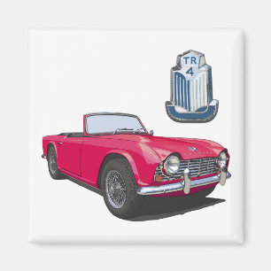 Aimant TR4 rouge