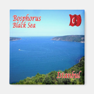 Aimant TR - Turquie - Istanbul - Bosphore et mer Noire