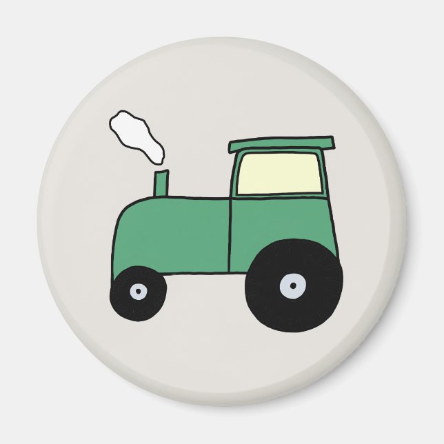 Aimant Tracteur Doodle fondateur (Devant)