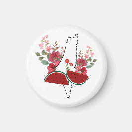 Aimant Traditional Palestine elements in palestine map