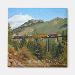 Aimant Train à vapeur historique de Georgetown Colorado