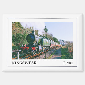 Aimant Train à vapeur, Kingswear, Devon, Angleterre
