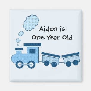 Aimant Train Blue Choo Choo