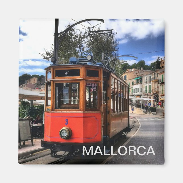 aimant train de Soller, dans l'île de Majorque (Devant)