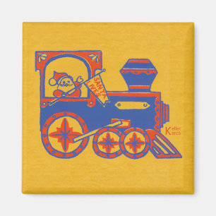 Aimant Train du Père Noël