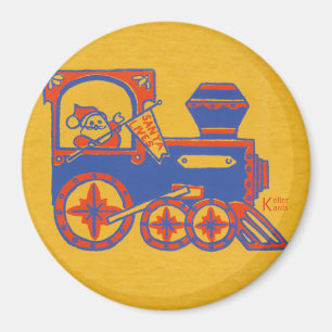 Aimant Train père Noël