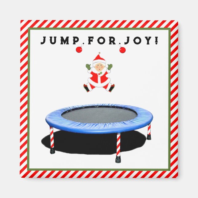 Aimant Trampoline Gymnastique Stocking Stuffers (Devant)