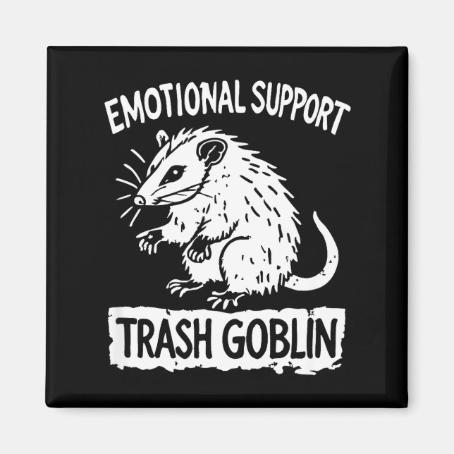 Aimant Trash Goblin Ssum Emotional Suprt Funny Meme  (Devant)