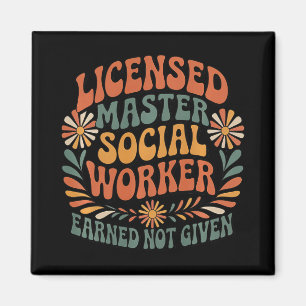 Aimant Travailleur social agréé Masters Msw Lmsw Remise d