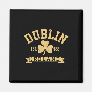 Aimant Trèfle de Dublin Irlande Shamrock Ét 988 St Pat