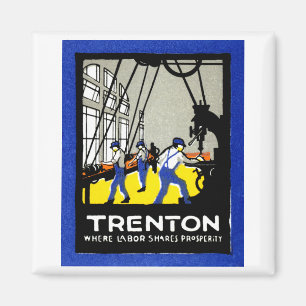 Aimant Trenton Vintage New Jersey 1915