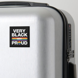 Aimant Très Noir Très Fier Black Gay Pride LGBT Pride