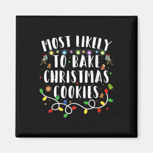 Aimant Très Probable De Faire Cuire Les Cookies De Noël F