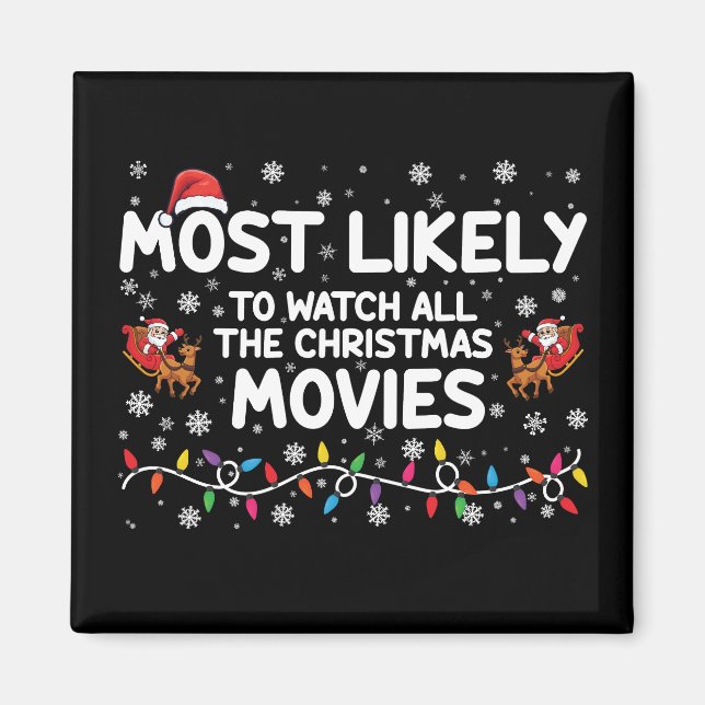 Aimant Très Probable De Voir Tous Les Films De Noël Famil (Devant)