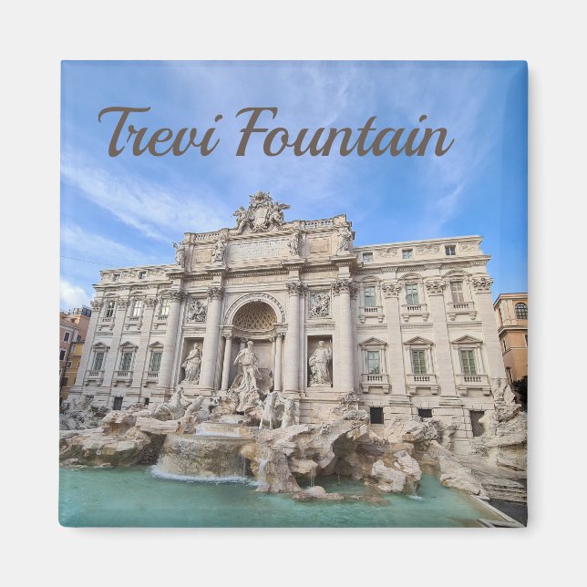 Aimant Trevi Fontaine Rome Italie Vacances Panorama (Devant)