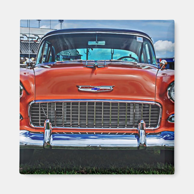Aimant Tri-Five BelAir Chevrolet Chevry (Devant)