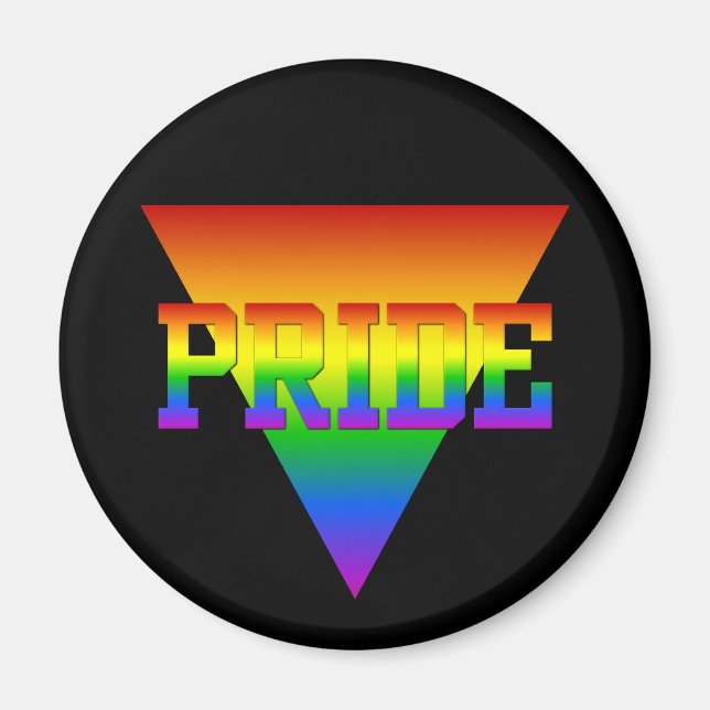 Aimant Triangle Pride (Devant)