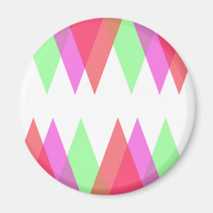 Aimant Triangles rouge et vert