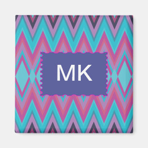 Aimant Tribal pourpre et Aqua