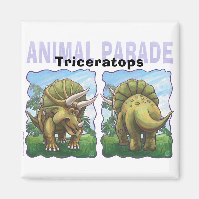 Aimant Triceratops Cadeaux & Accessoires (Devant)