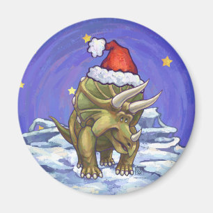 Aimant Tricératops Noël