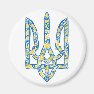 Aimant trident de l'emblème national ukrainien tryzub eth