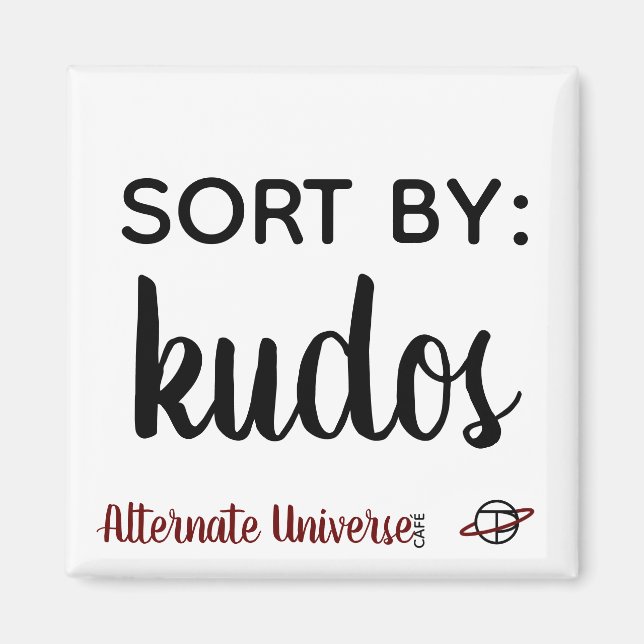 Aimant "Trier par : Kudos" (Devant)