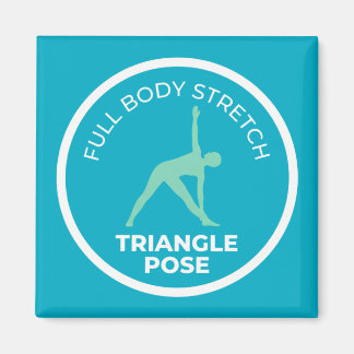 Aimant Trikonasana Pose du Triangle • Yoga Étirement du C