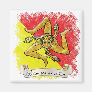 Aimant Trinacria sicilien Benvenuto