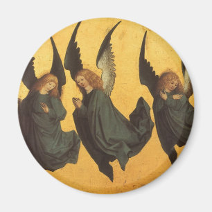 Aimant Trio des anges de la Renaissance par Maître du Hou