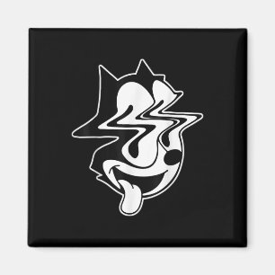 Aimant Trippy Felix Cat Blackwork