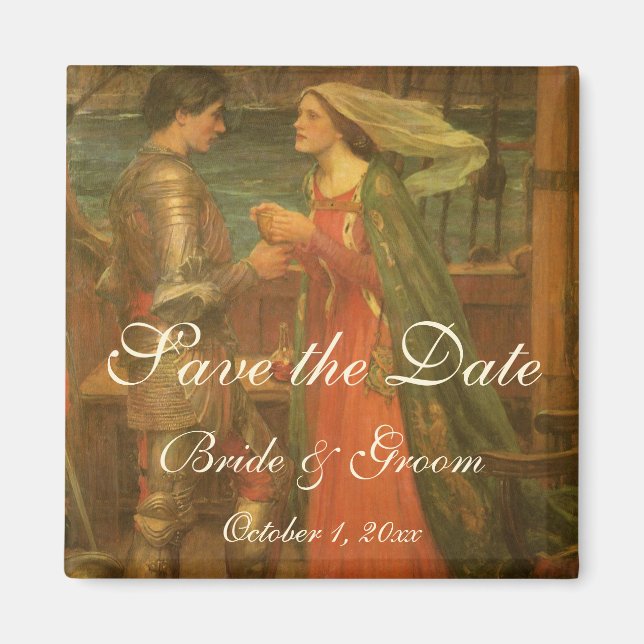 Aimant Tristan et Isolde par JW Waterhouse Mariage (Devant)