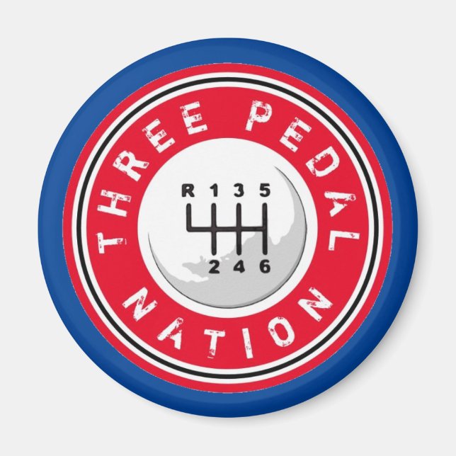 AIMANT TROIS AMATEURS DE LA NATION PEDAL (Devant)