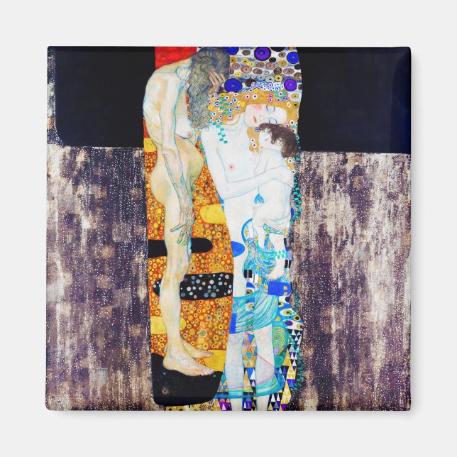 Aimant Trois ans de vie, Gustav Klimt (Devant)