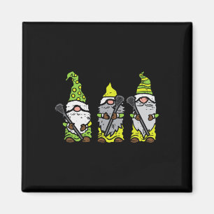 Aimant Trois Nordiques Gnomes Lacrosse Tomte Lax Joueur H