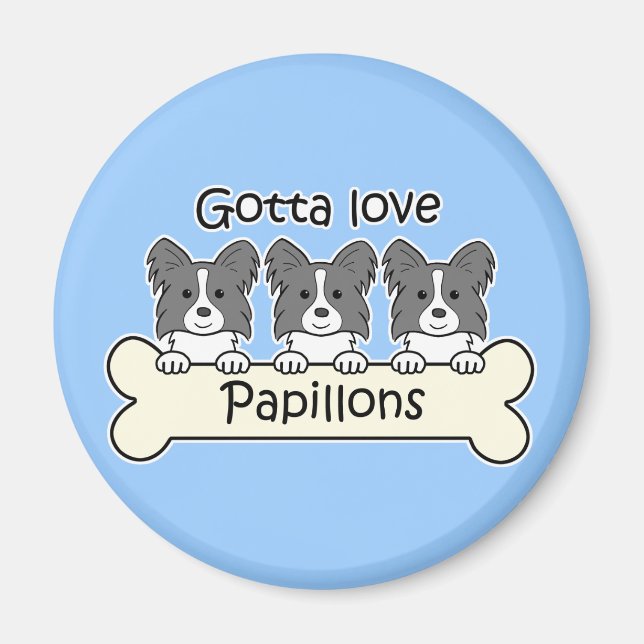 Aimant Trois papillons (Devant)