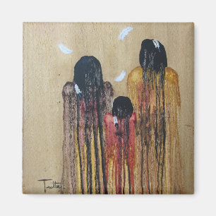 Aimant Trois plumes