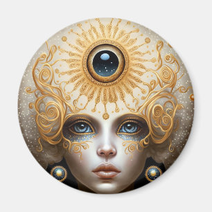 Aimant Troisième déesse des yeux Imaginaire Art