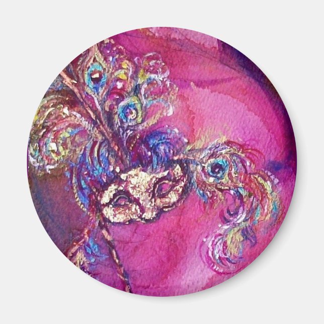 Aimant TROISIÈME MASQUE - Mascarade vénitienne (Devant)