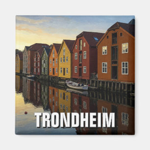 Aimant Trondheim Bakklandet Norvège Travel