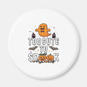 Aimant Trop mignon fantôme Halloween Citrouilles chauve-s