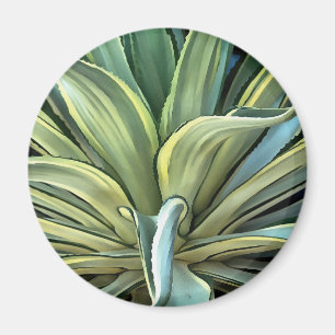 Aimant Tropical Agave Realism Art