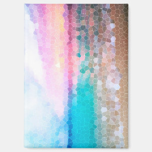 Aimant Tropical Morning Sunrise Stain Glass Beach