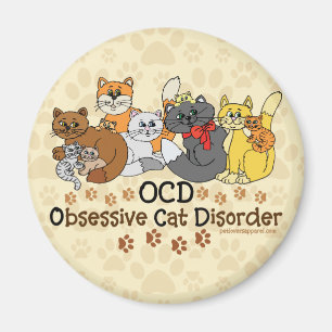 Aimant Trouble obsessif de chats OCD