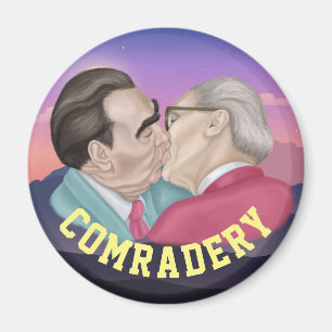 Aimant True Comradery - Brezhnev baiser Honecker