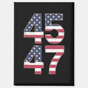 Aimant Trump 2024 45 45 Vintage