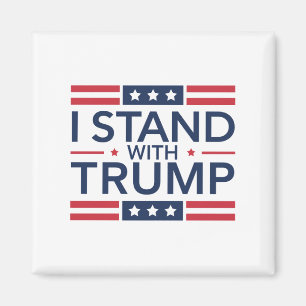 Aimant Trump 2024 Je suis avec Trump Soutien au président
