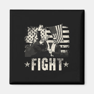 Aimant Trump 2024 Lutte Contre Donald Trump Fist Pum