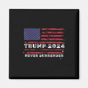 Aimant Trump, 2024 Ne jamais abandonner la légende du pré